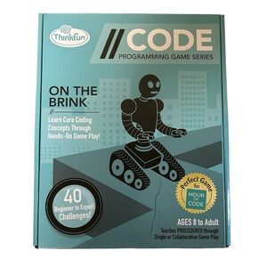 🔴3/$18 ThinkFun Code Programming Game Series - On The Brink - Blue